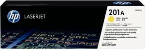 Toner Cartridge 201A, für HP Drucker, ca. 1.330 Seiten, gelb