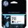 Tintenpatrone 711, für HP Drucker, 38 ml, schwarz