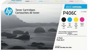 Multipack Toner Rainbow Kit SU375A, für Samsung Drucker, 4 x ca. 1.500 Seiten, BK/C/M/Y