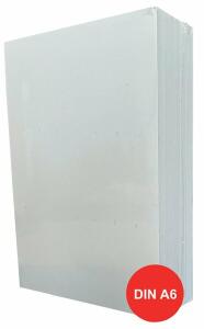 Kopierpapier auf DIN A6 geschnitten, 80g/qm, weiß, 2.000 Blatt pro Pack