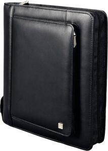 Managerplaner, DIN A5 Nappaleder, schwarz, Außenmaße: ca. 22,5 x 25,7 x 5,5 cm