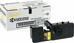Toner-Kit TK-5440Y, für Kyocera Drucker, ca. 2400 Seiten, gelb