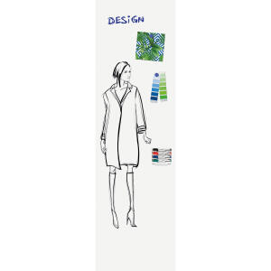 Whiteboard, WALL UP hoch, 200 x 59,5 cm, emailliert, magnethaftend, ohne Rahmen