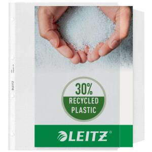 Prospekthülle, A4, farblos, PP-Folie, 120 my, genarbt, Klappe, 50 Hüll
