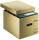 Archivschachtel Premium naturbraun, DIN A4, für 4 breite oder 7 schmale Ordner, extra starke Wellpappe, 340 x 275 x 455 mm, 10 Stück