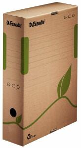 Archiv Box ECO, 80 mm, 327 x 80 x 233 mm, mit Griffloch, naturbraun, 25 Stück
