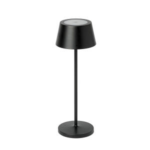 Akku LED-Tischleuchte MAULnina, netzunabhängiger Akkubetrieb, Stufenlos dimmen, Energieeffiziensklasse F, schwarz