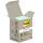 Haftnotiz Recycling Notes Mini Tower, 51 x 38 mm, Pastell blau, grün, pink, gelb, 100 Blatt/Block, 6 Blöcke