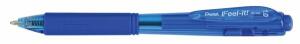 Kugelschreiber Feel-it!, Schaft blau, Kunststoff, Mine 0,5 mm, blau