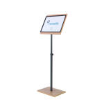 Infodisplay DIN A3, Holzoptik, drehbare Tafel,...