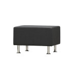 Loungemöbel Be-Soft, Hocker ohne Lehne, schwarz