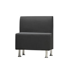 Loungemöbel Be-Soft, Sessel mitte, schwarz