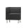 Loungemöbel Be-Soft, Sessel Eckmodul, schwarz
