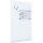 Whiteboard Skin Colour, rahmenlos, 115 x 75 cm, magnetische Befestigung, weiß
