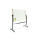 Whiteboard Natural mobil, Holzoptik, eiche, 172 x 151 x 64 cm, weiß