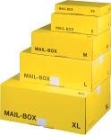 Mail-Box Versandkarton, M, gelb, Haftklebung, 331 x 241 x...
