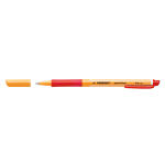 Feinschreiber pointVisco, mit weicher Griffzone, Clip, rot