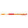 Feinschreiber pointVisco, mit weicher Griffzone, Clip, rot