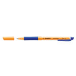 Feinschreiber pointVisco, mit weicher Griffzone, Clip, blau