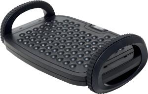Fußstütze Footness SWING Höhenverstellbar Oberfläche m Noppen, schwarz