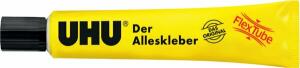 Alleskleber UHU, 20g, flex, Kunststofftube, klebt schnell und dauerhaft viele Materialien