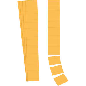 Einsteckkarten Planrecord 50x32mm,gelb
