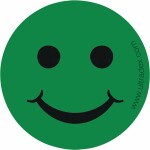 Magnet, Smily, fröhliches Gesicht, grün,...