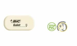 BIC Kautschuk-Radierer Galet, weiß, oval (5651006)