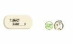 BIC Kautschuk-Radierer Galet, weiß, oval (5651006)