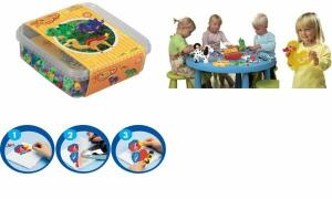 Hama Bügelperlen maxi + Stiftplatte Dinosaurier, in Box (58140175)