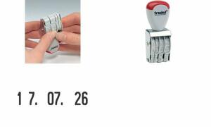 trodat Datumstempel 1014, Abdruckgr öße: 4 x 17 mm (62514822)
