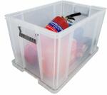 Allstore Aufbewahrungsbox, 85 l , transparent,...