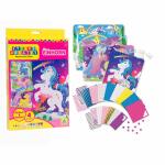 Mosaik nach Zahlen Glitzer Einhorn