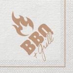 amscan Servietten BBQ Grill Party weiß 33x33cm 16...