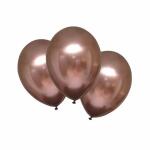 amscan Luftballons Satin Luxe kupfer Ø27,5cm 6...