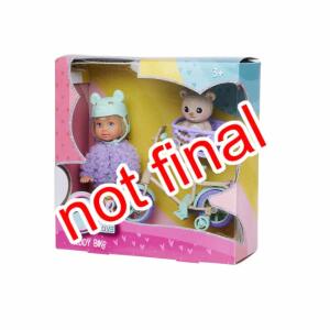 Puppe Evi LOVE Teddy Bike 12cm