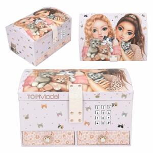 DEPESCHE TOPModel Schmuckkästchen CAT LOVE mit Code und Sound rosé