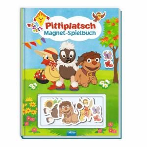 TRÖTSCH Magnet-Spielbuch Pittiplatsch Bilderbuch mit 12 Magneten