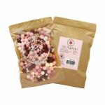 Handmade LULUBUG Pompon Set weiß/rosa/beige/braun...
