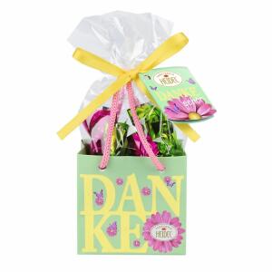 Confiserie Heidel Schokopralinen DANKE Täschchen