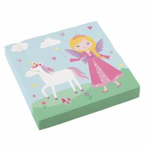 amscan Servietten Princes 33x33cm 20 Stück
