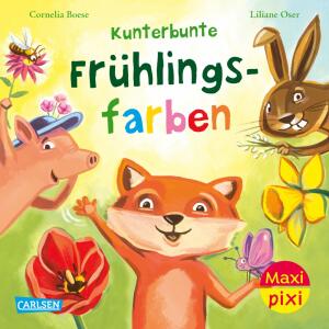 CARLSEN Kinderbuch Maxi Pixi 461 Kunterbunte Frühlingsfarben