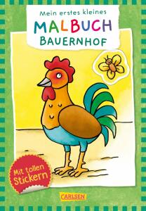 CARLSEN Mein erstes kleines Malbuch Bauernhof mit tollen Stickern