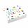 amscan Servietten Lets Party Confetti 25x25cm 20 Stück