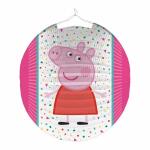 amscan Papier Lampion Peppa Pig rosa Ø25cm