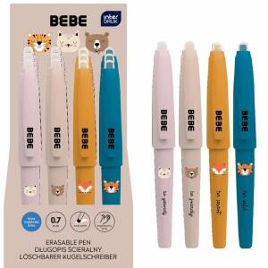 InterDRUK Radierbarer Stift BEBE Friends 0,7mm mit Kappe 6fach sortiert