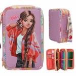 DEPESCHE TOPModel Federtasche 3fach GIRLPOWER mit...