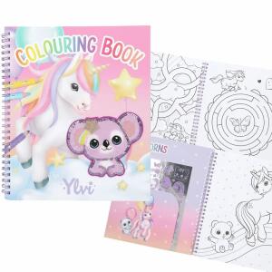 DEPESCHE Ylvi Malbuch mit Einhorn Pailletten