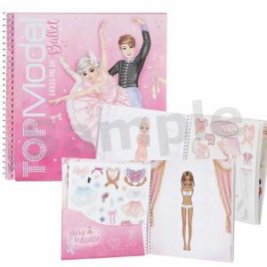 DEPESCHE TOPModel Stickerbuch Dress Me Up BALLET