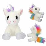 DEPESCHE Ylvi Plüsch Einhorn weiß 21cm